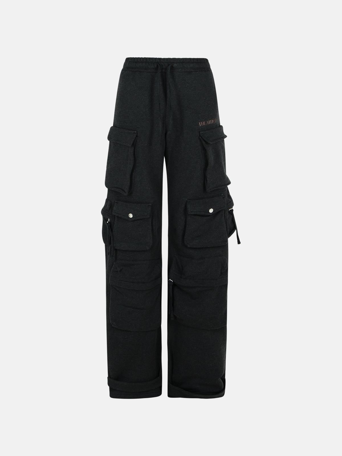 Cargo' Black Cotton Pants