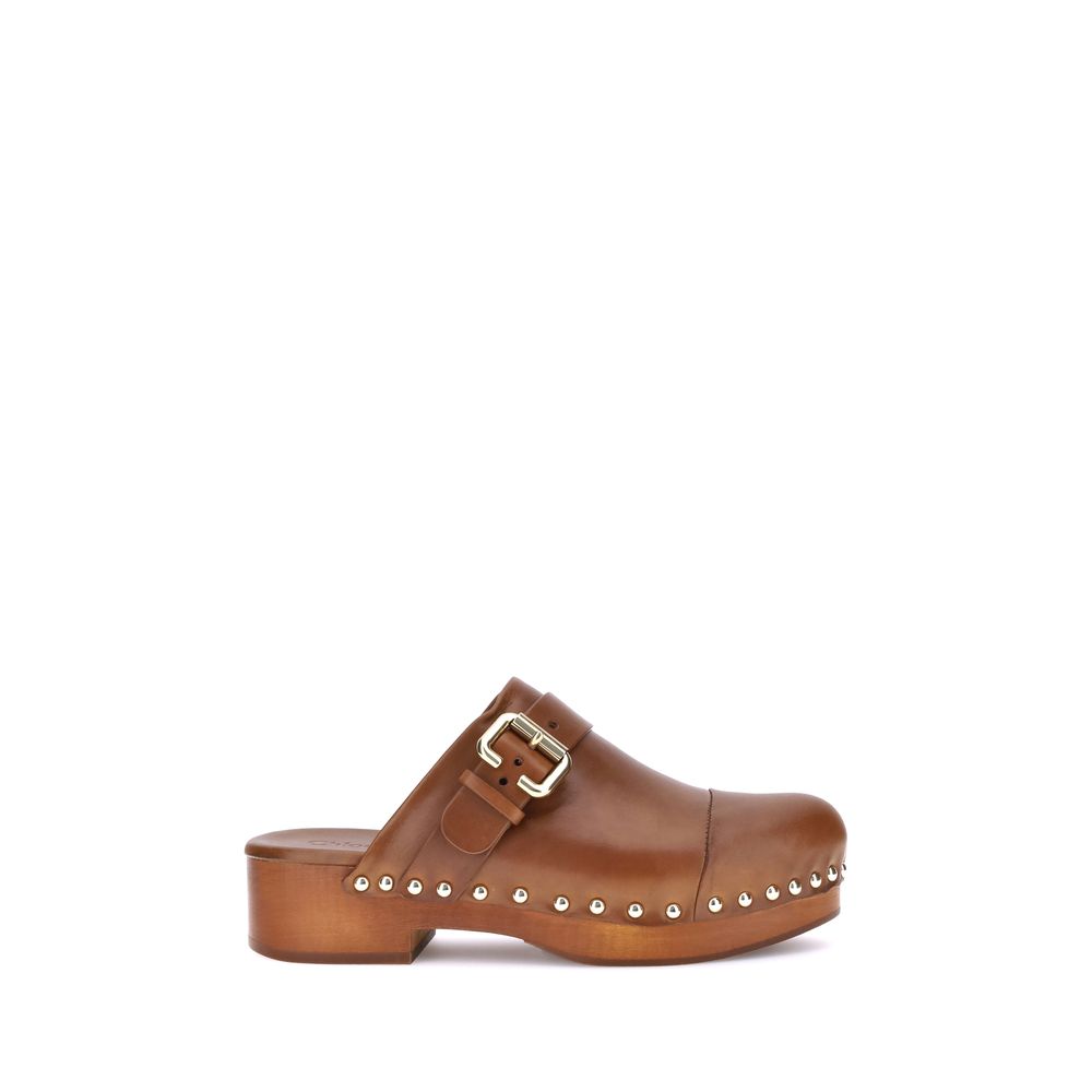 Jeannette Clog — Brown
