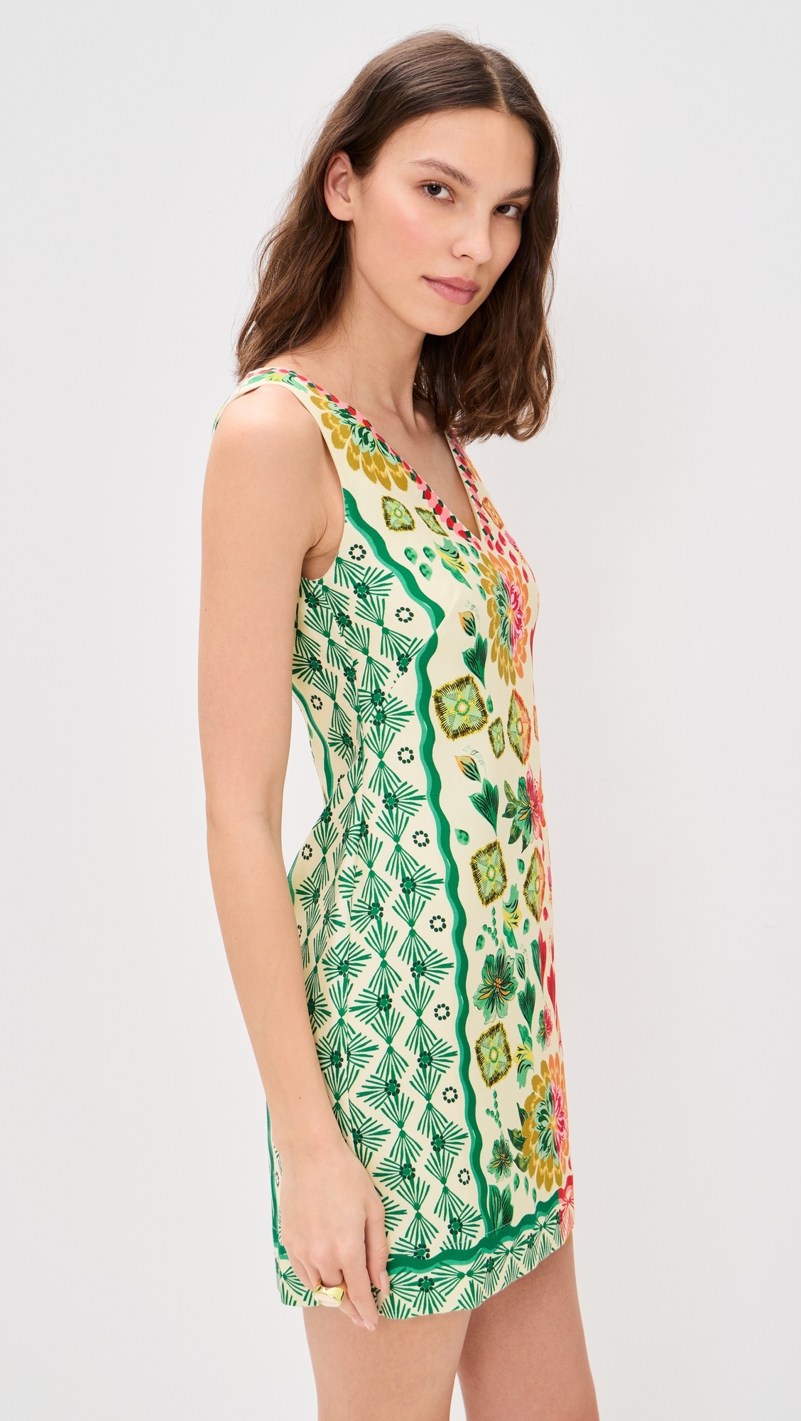 Alba C Dress Sunrise Border Plmt