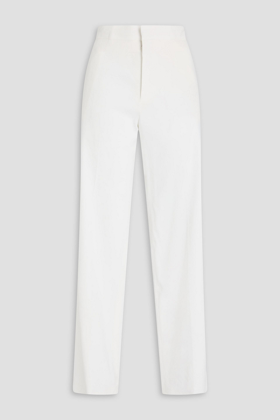 Scarly cotton-canvas straight-leg pants - White - FR 42