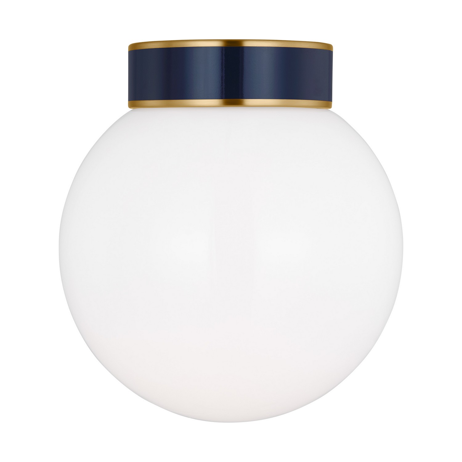 Monroe 1-Light Flushmount Ceiling Light in Burnished Bra