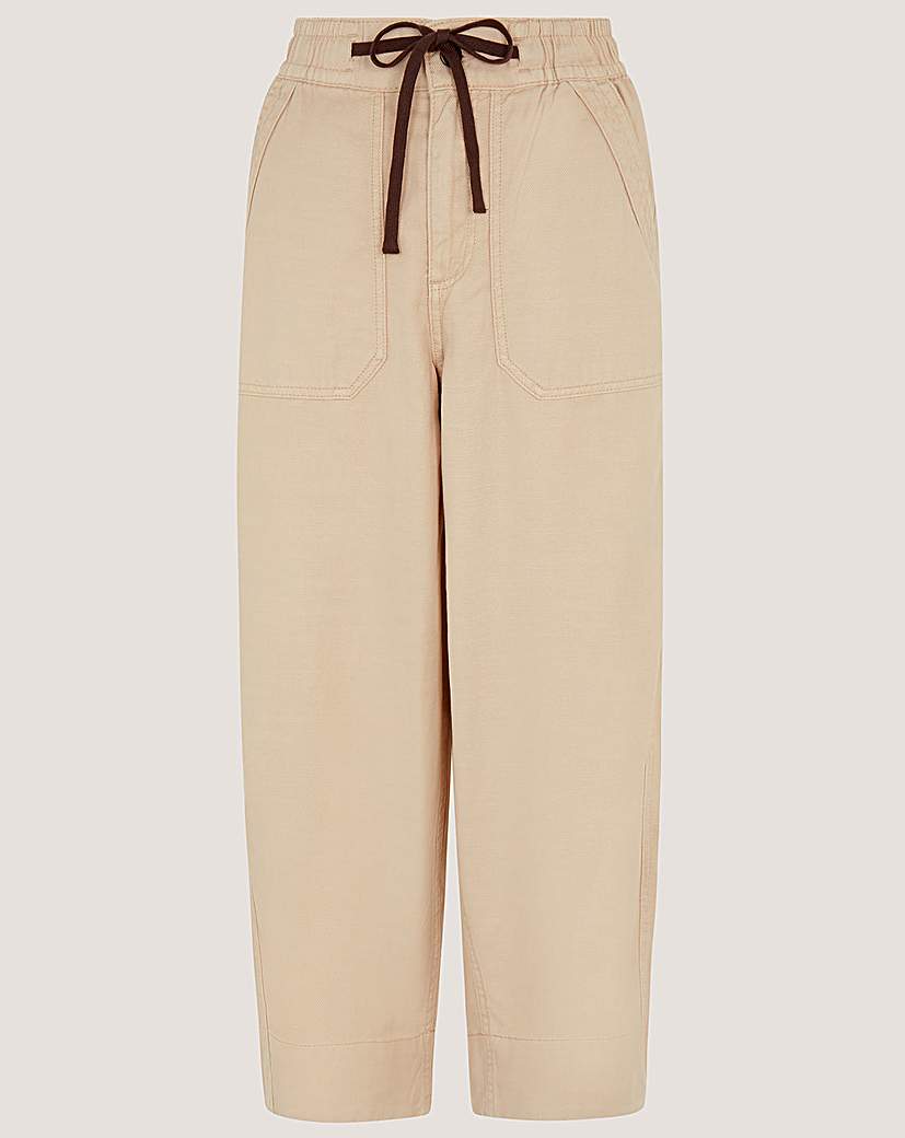 Monsoon Megan Cropped Barrel Trouser