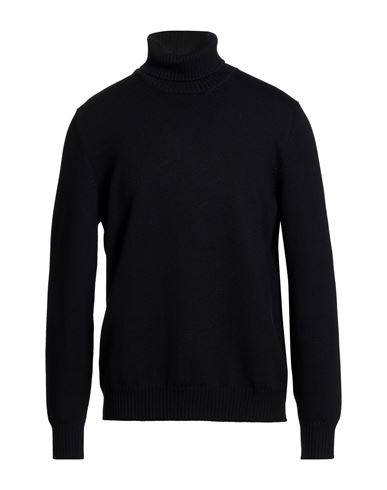 Man Turtleneck Black Size 44 Virgin Wool