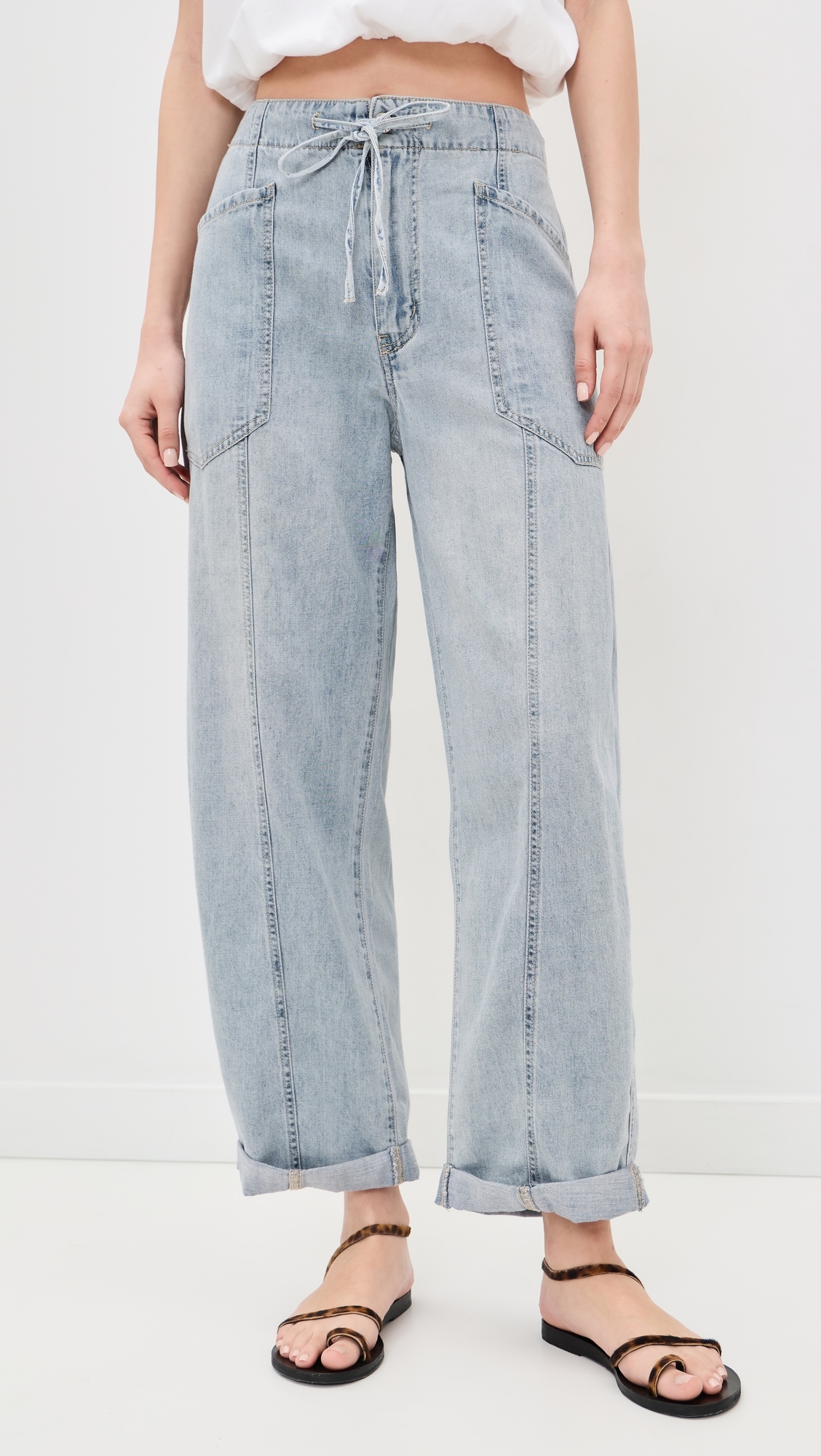 Villa Drawstring Jeans Wild Card