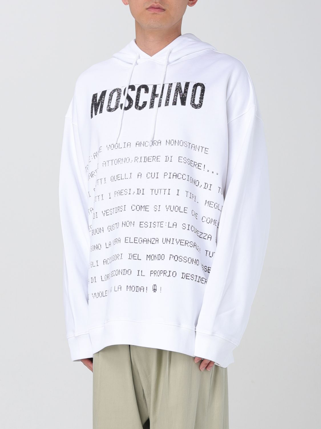 Sweatshirt MOSCHINO COUTURE Men color White