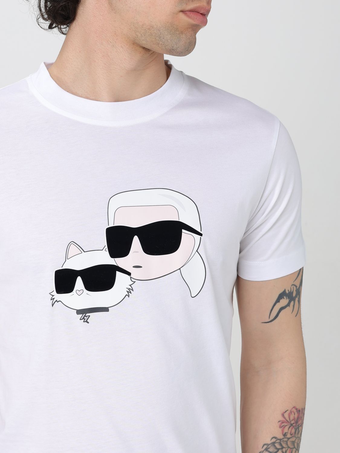 T-Shirt KARL LAGERFELD Men color White