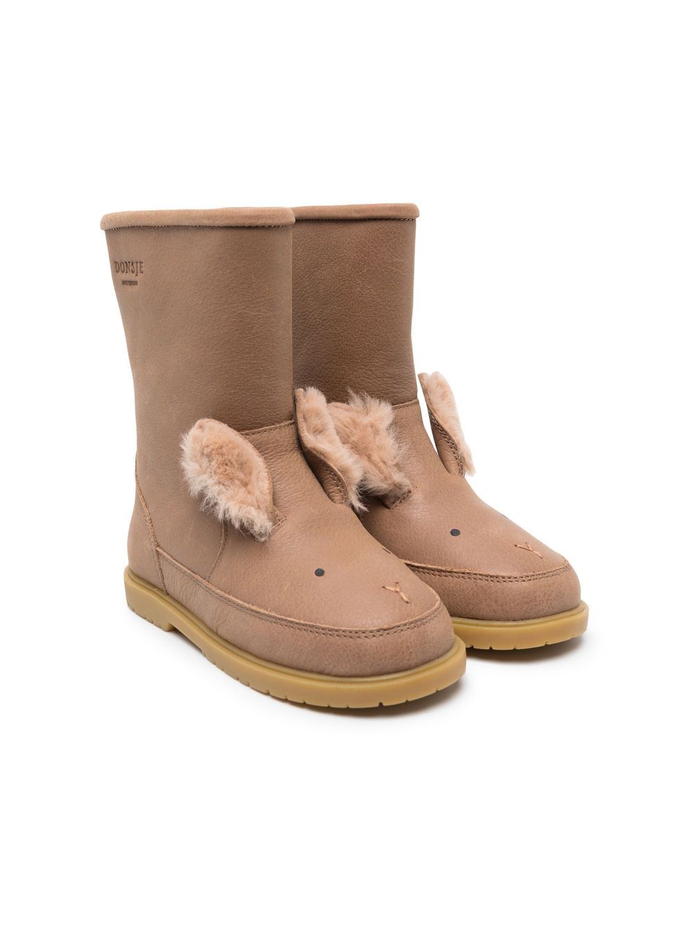 Wadudu bunny-shaped boots - Neutrals