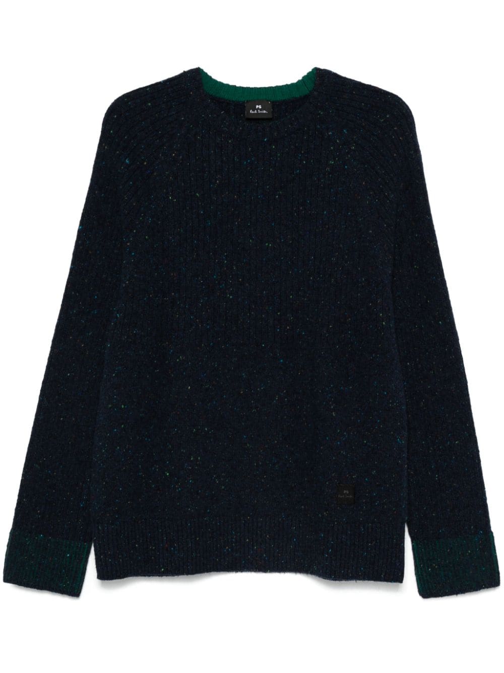 Fine-knit jumper - Blue