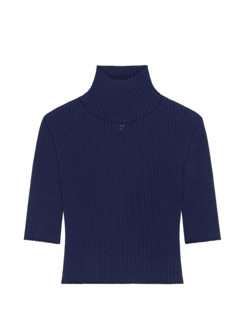 Cropped Rib Knit Top