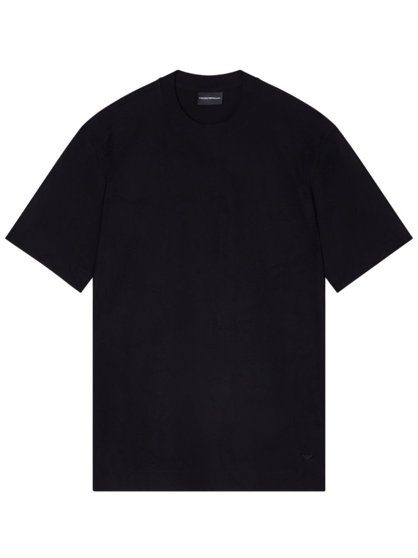 Emporio Armani - short sleeves crew neck embroidered t-shirt