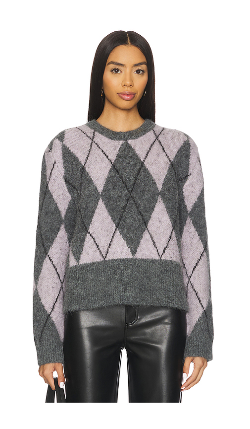 HERSKIND Carter Knit Blouse in Grey. - XL also in L, M