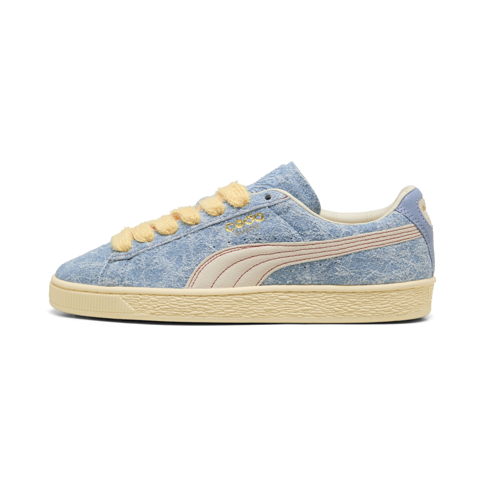 PUMA Suede CODA "Echo Points" Sneakers in Blue