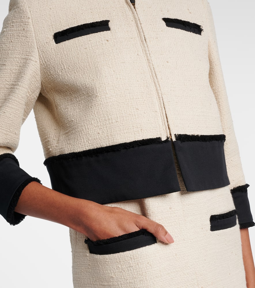 Pagaia cotton and linen-blend jacket