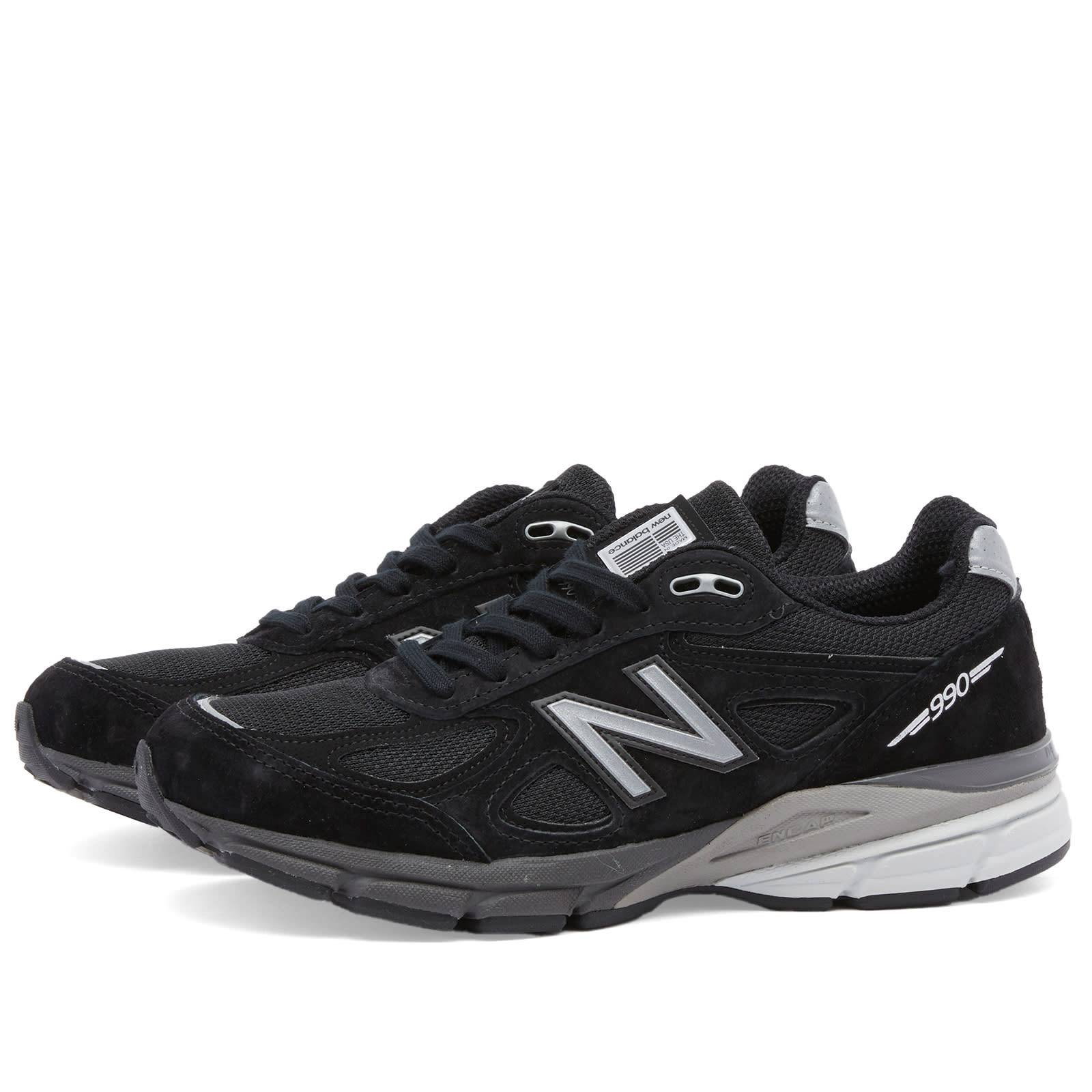 U990BL4 - Made in USA Sneakers in Black