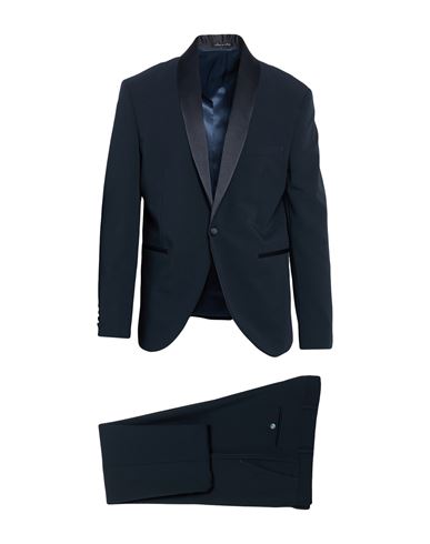 Man Suit Midnight blue Size 48 Wool, Viscose, Elastane