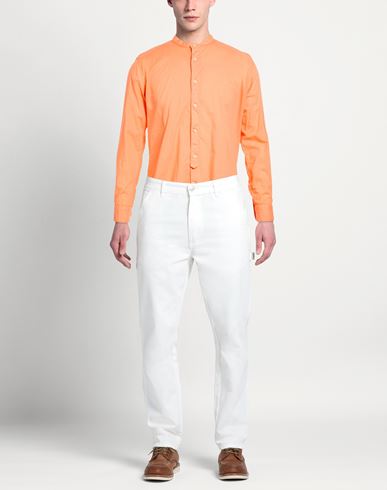 Man Shirt Orange Size 17 ½ Cotton