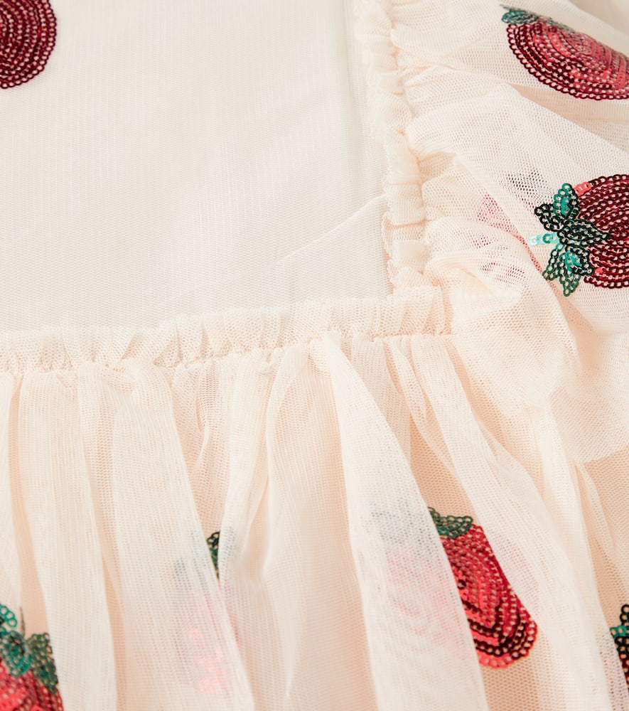 Konges Sløjd Yvonne sequined ruffled tulle dress