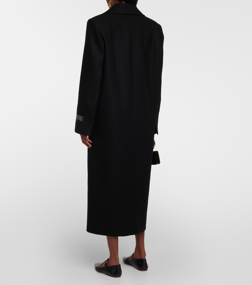 Wool-blend coat