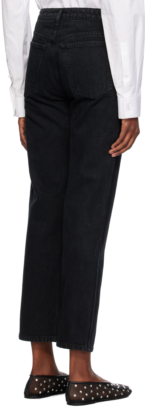 KHAITE Black Abigail Jeans
