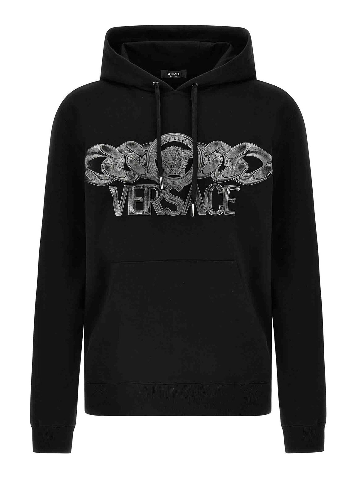 Black Cotton Sweatshirt