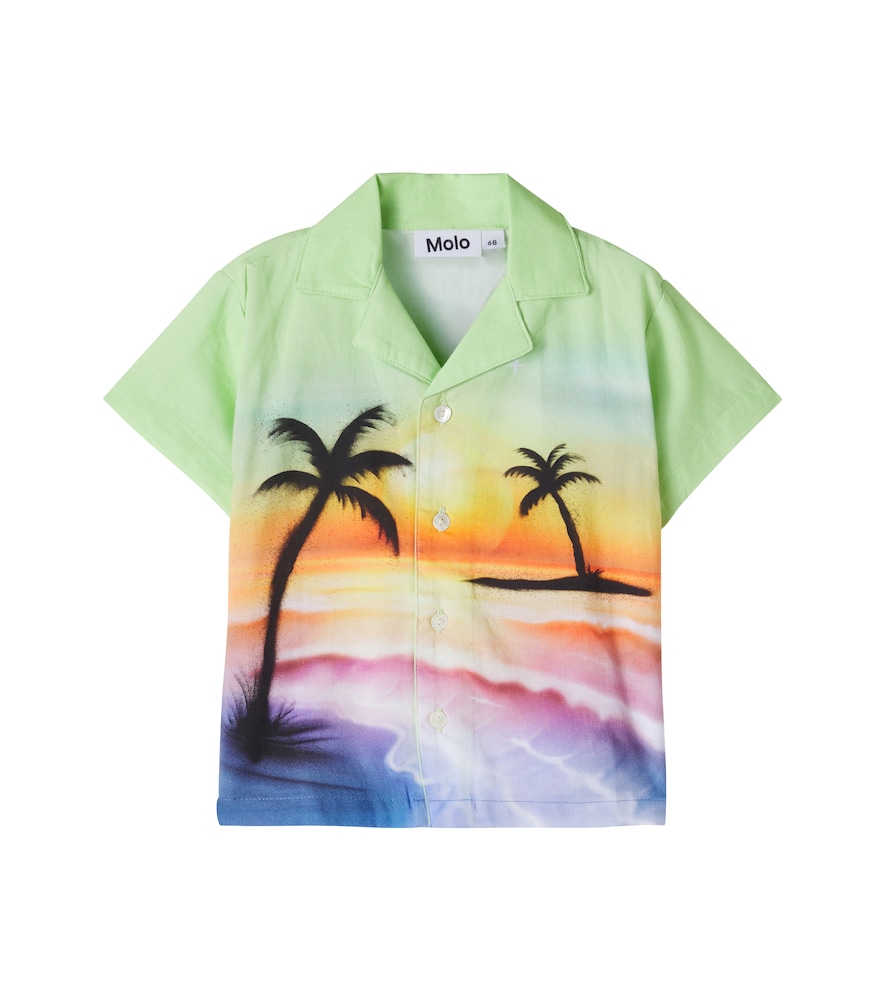 Baby Eyou printed cotton shirt