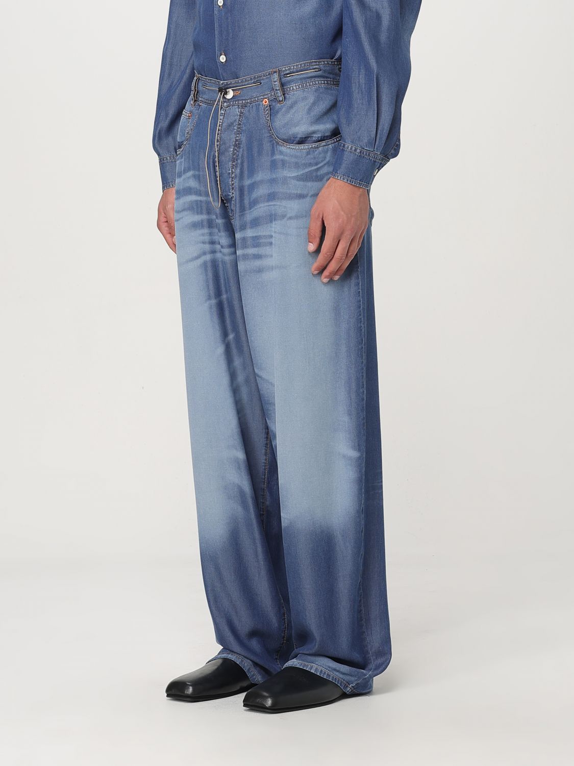 Pants MAGLIANO Men color Denim