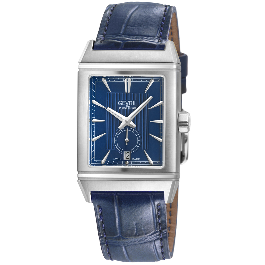 Gevril | Time Square Automatic Blue Dial Mens Watch 49701 | Realry