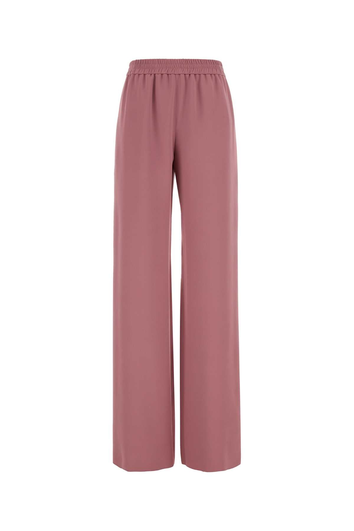 Silk Trousers — Pink
