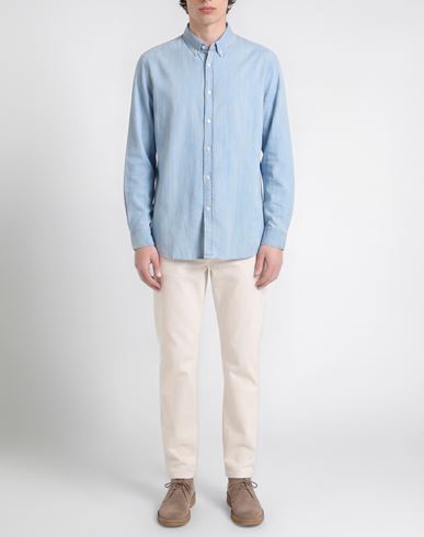 Man Shirt Blue Size XS Organic cotton