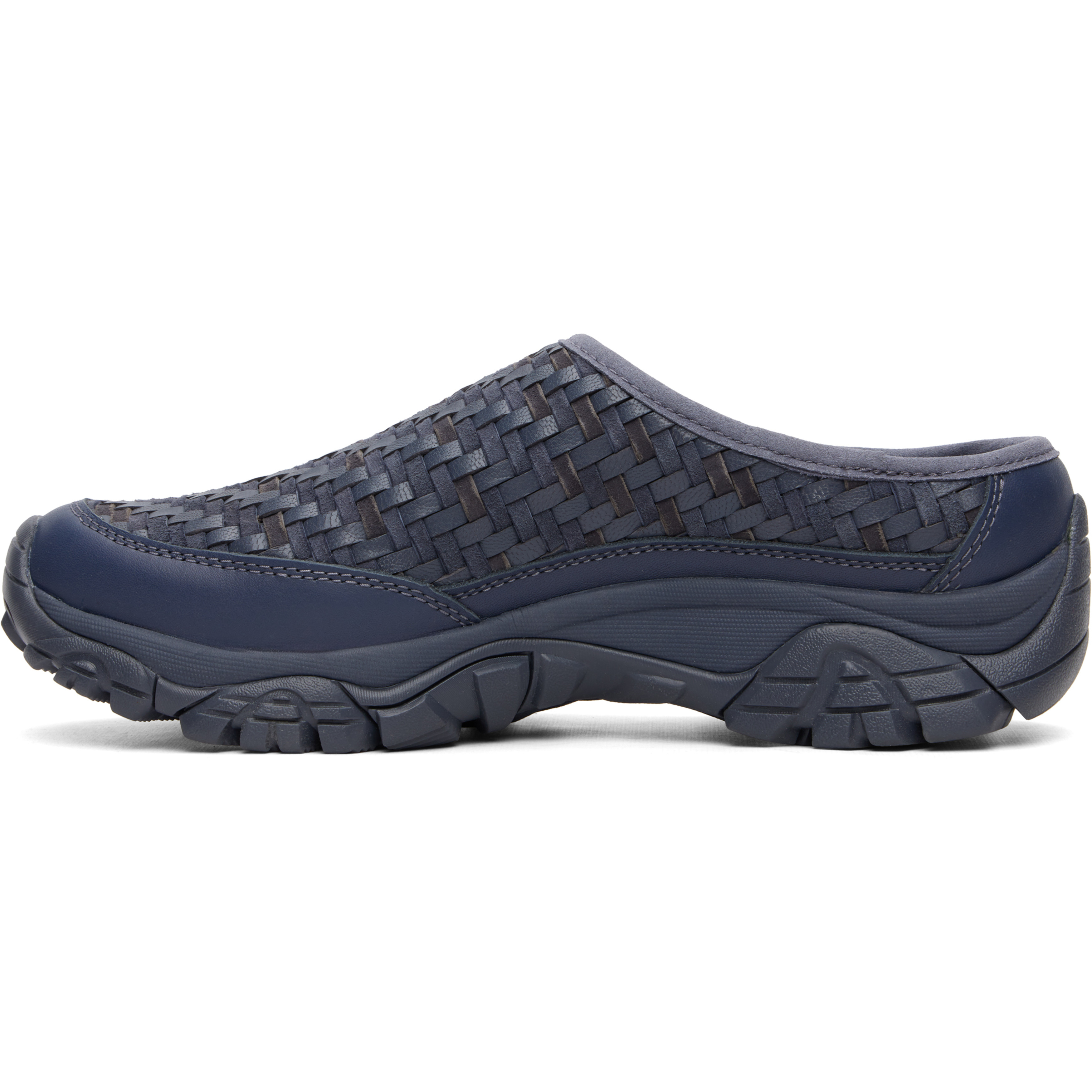 Gray Moab 2 Leather Slide Flats