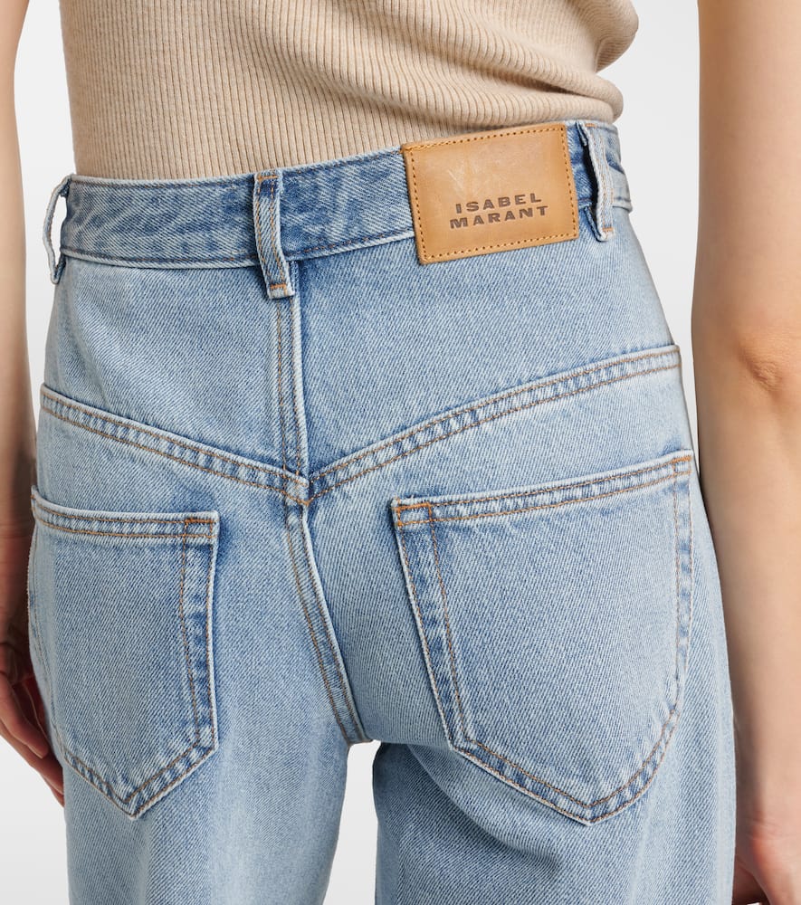 Lemony wide-leg jeans