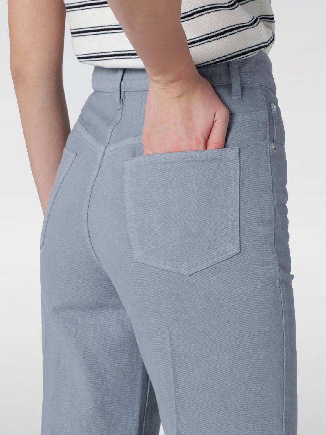 A. P.C. Jeans Woman color Blue