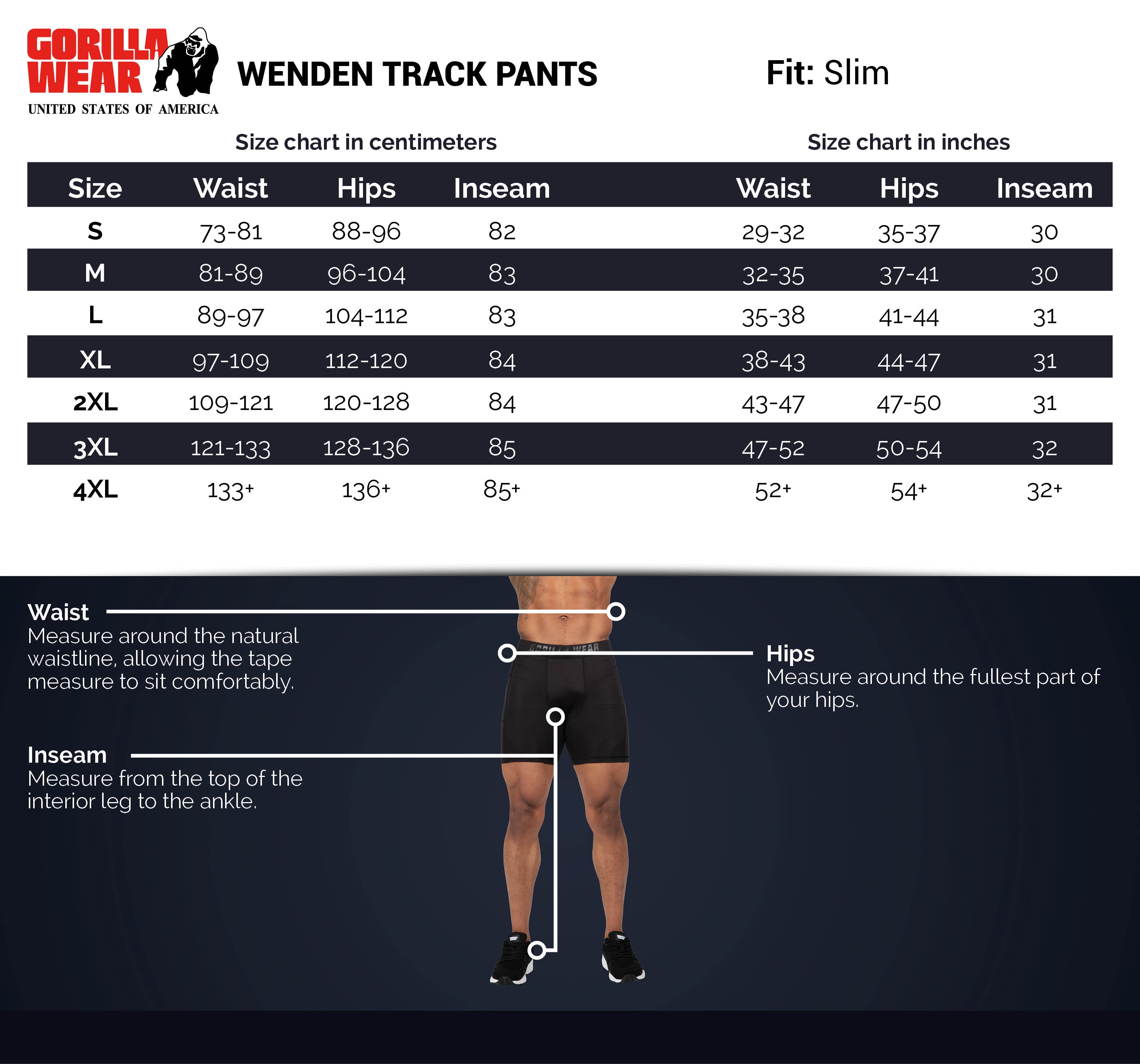 Wenden Track Pants - Black/Gold