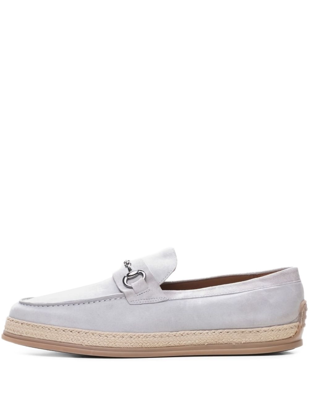 Suede loafers - White
