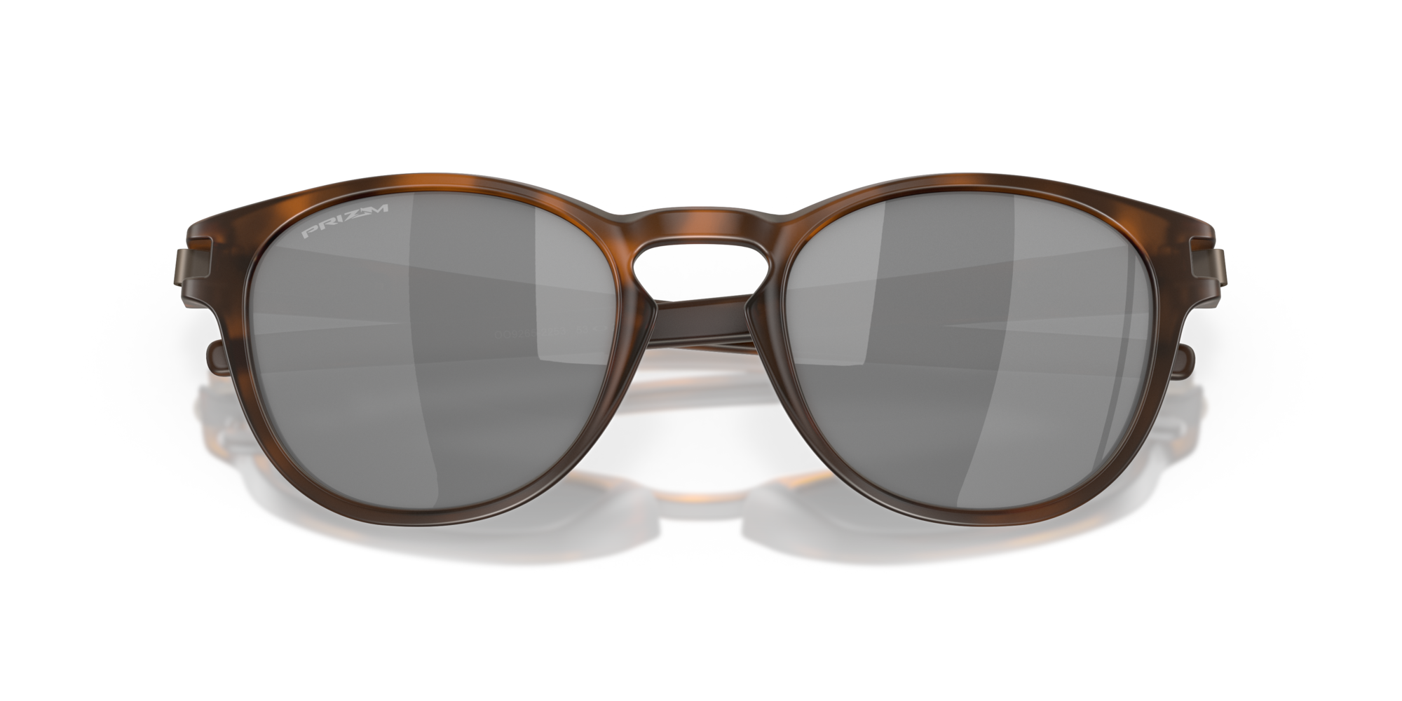 Oakley Unisex Oakley OO9265 LATCH 926522 Sunglasses O_matter Brown Grey Round Normal Priz