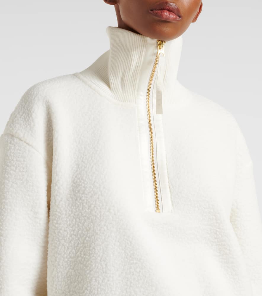 Roselle half-zip fleece sweatshirt