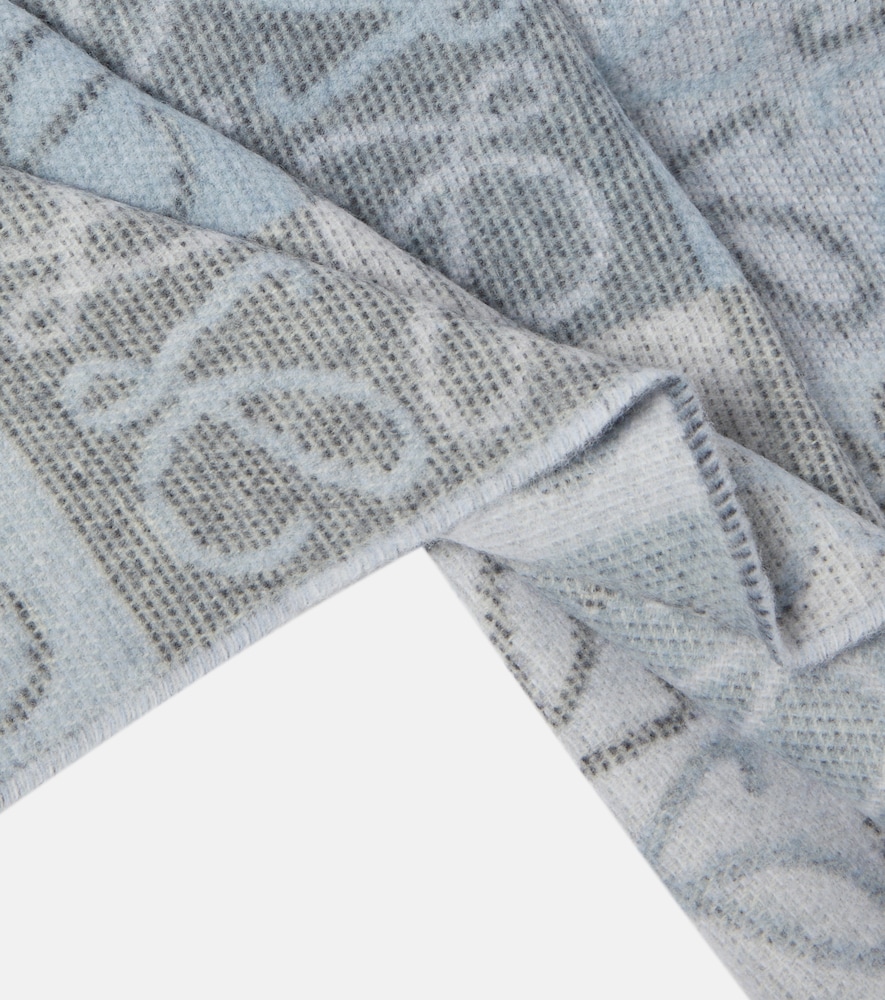Anagram wool and cashmere scarf