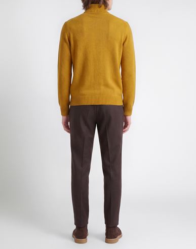 Man Turtleneck Mustard Size 40 Acrylic, Wool, Viscose, Alpaca wool