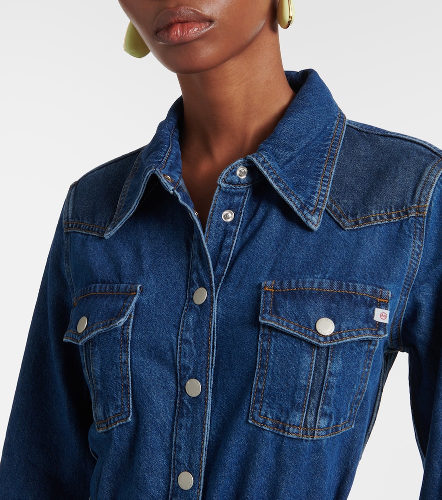 Marseille denim shirt dress