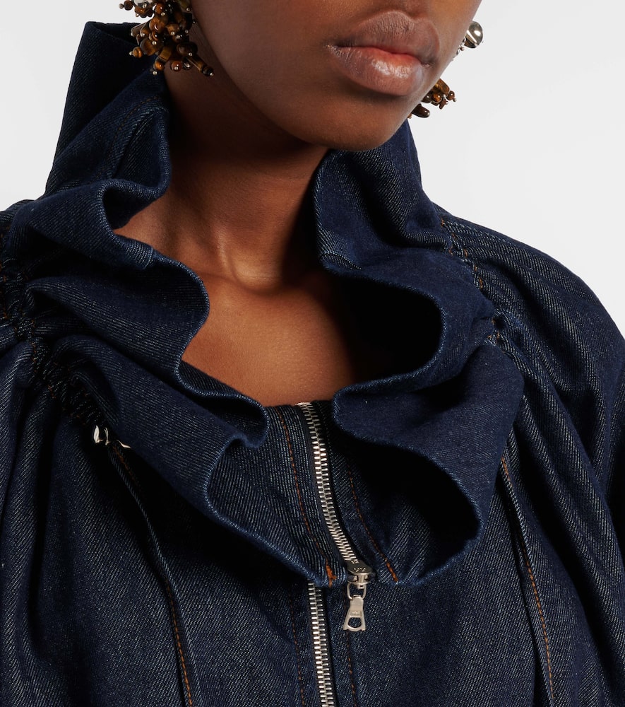 Denim bomber jacket