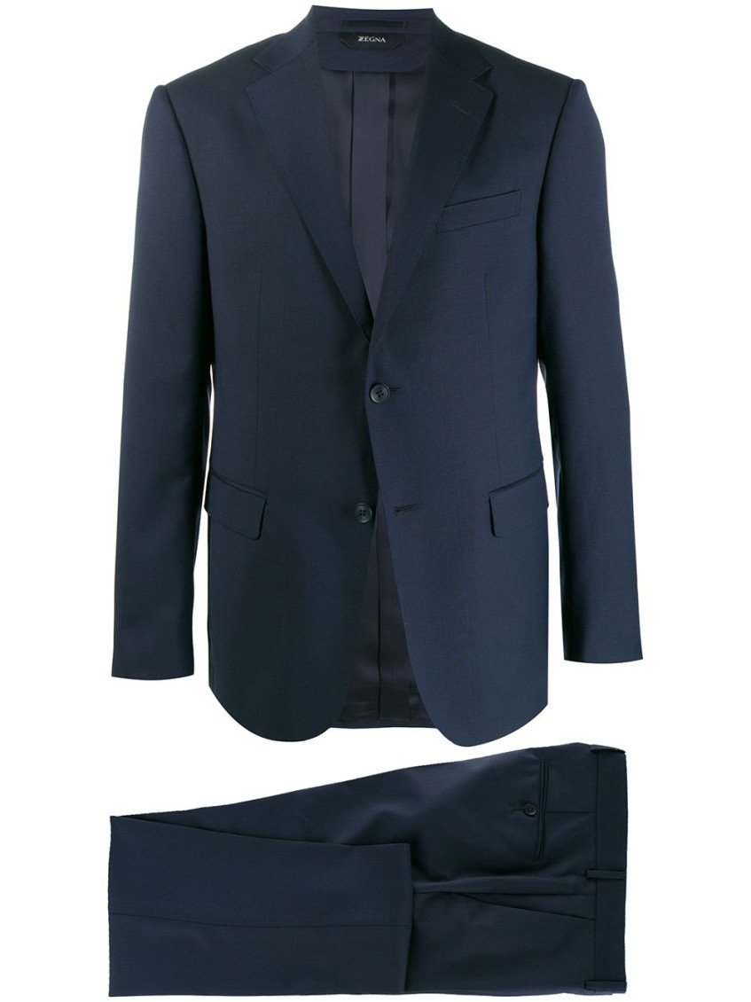 Blue Two-piece suit