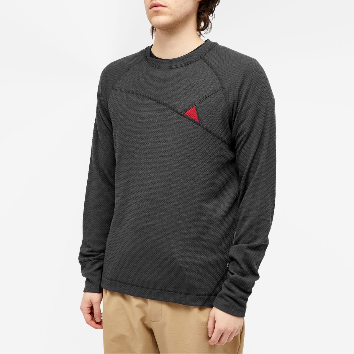 Men's Huge Thermal Crew Sweat Raven/Burnt Russet