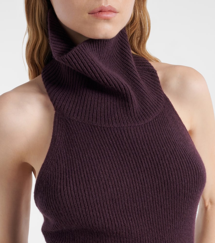 Maddie open-back cashmere top