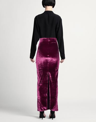 Woman Maxi skirt Plum Size ONESIZE Polyamide, Elastane