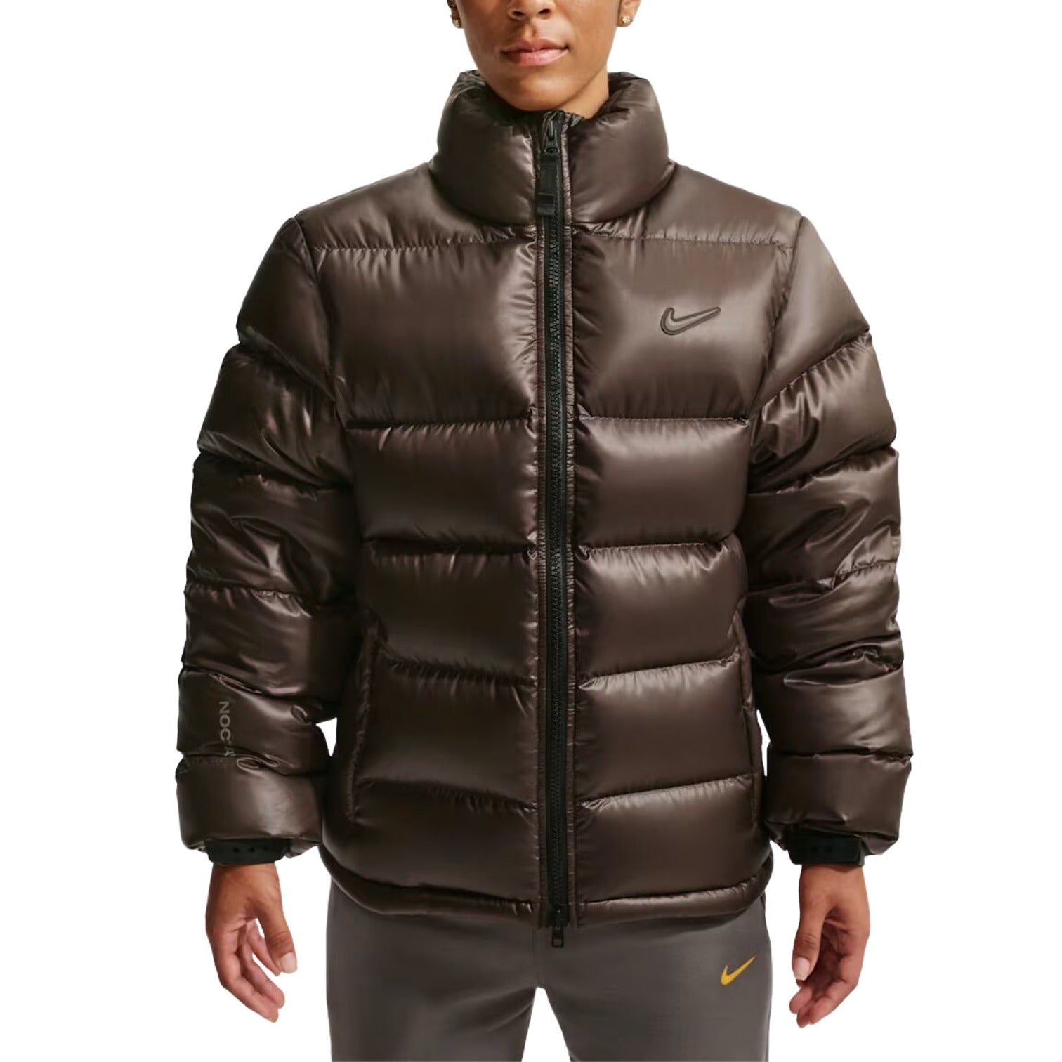 X Drake Nocta Sunset Puffer Jacket Asia Sizing 'Baroque Brown Olive Grey'