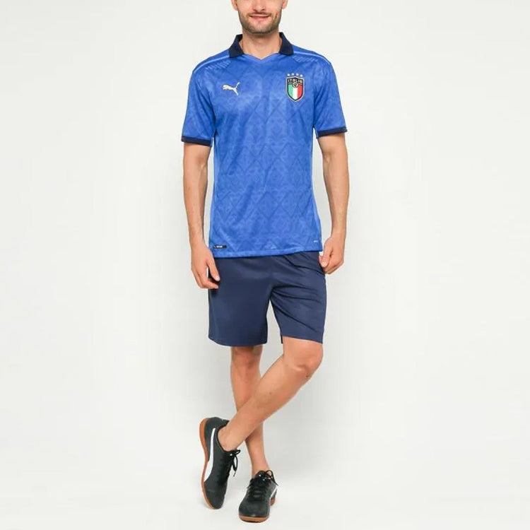 Italy Home Match Shirt 2020 2021 'Blue'