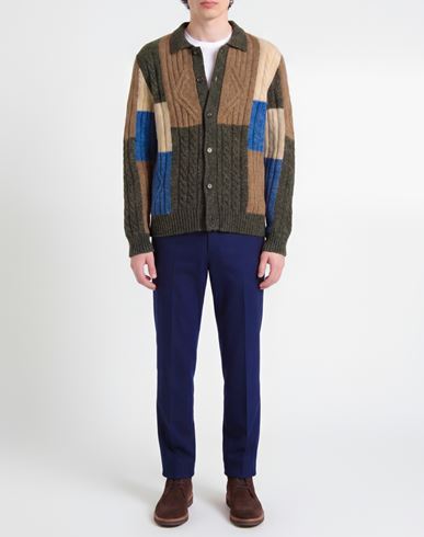 Man Cardigan Beige Size 40 Alpaca wool, Cotton, Polyamide, Merino Wool