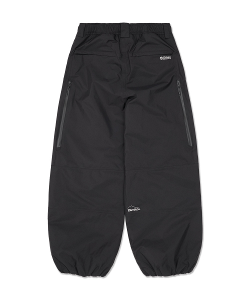 AIR VENT BANDED PANTS BLACK