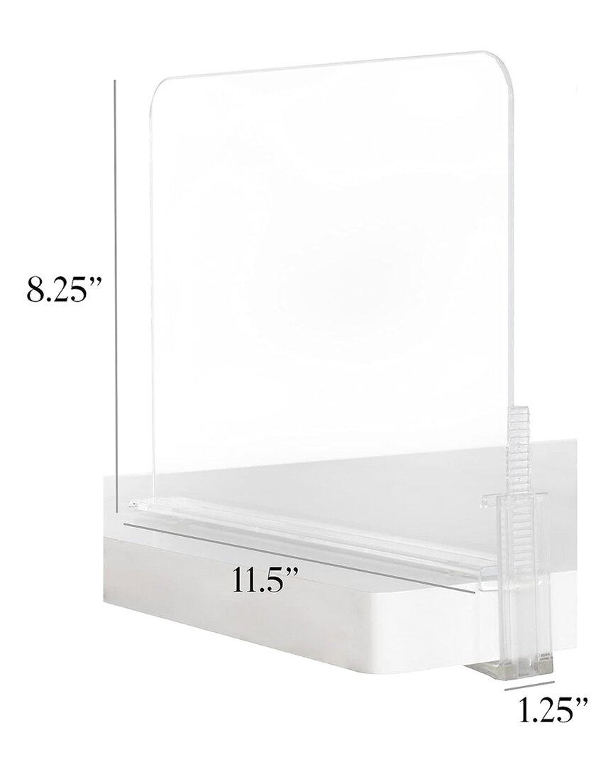 Acrylic Closet Shelf Divider