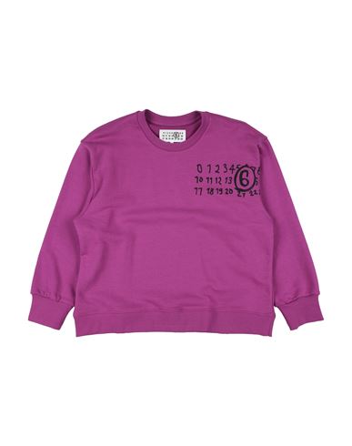 Kid Sweatshirt Mauve Size 10 Cotton, Elastane